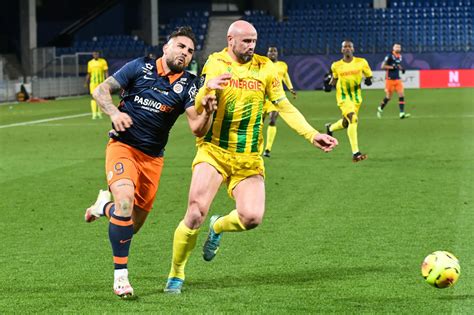 nantes montpellier foot direct